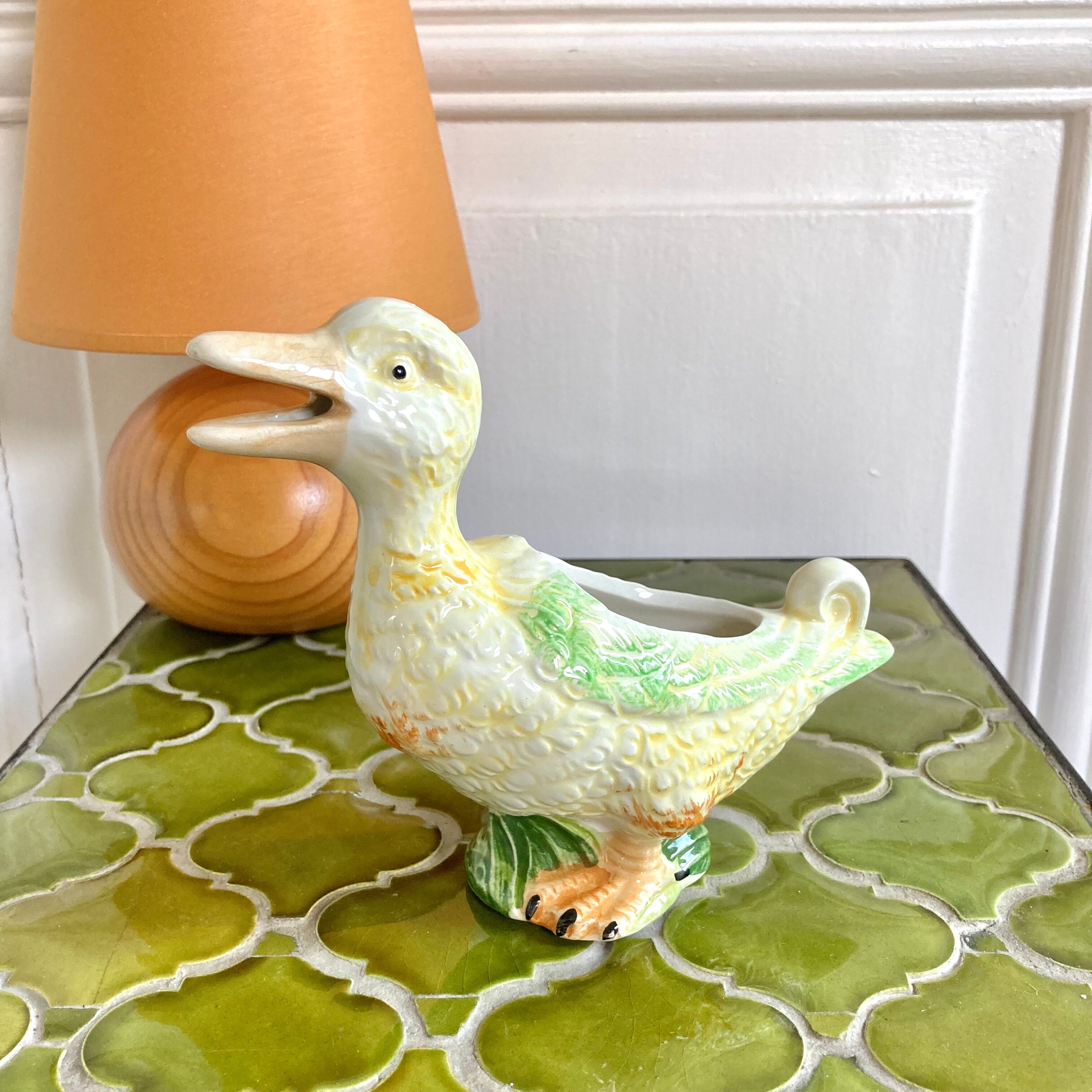 Saucière barbotine canard