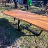 Table, cherry, 12 to 14 people, oak varnish