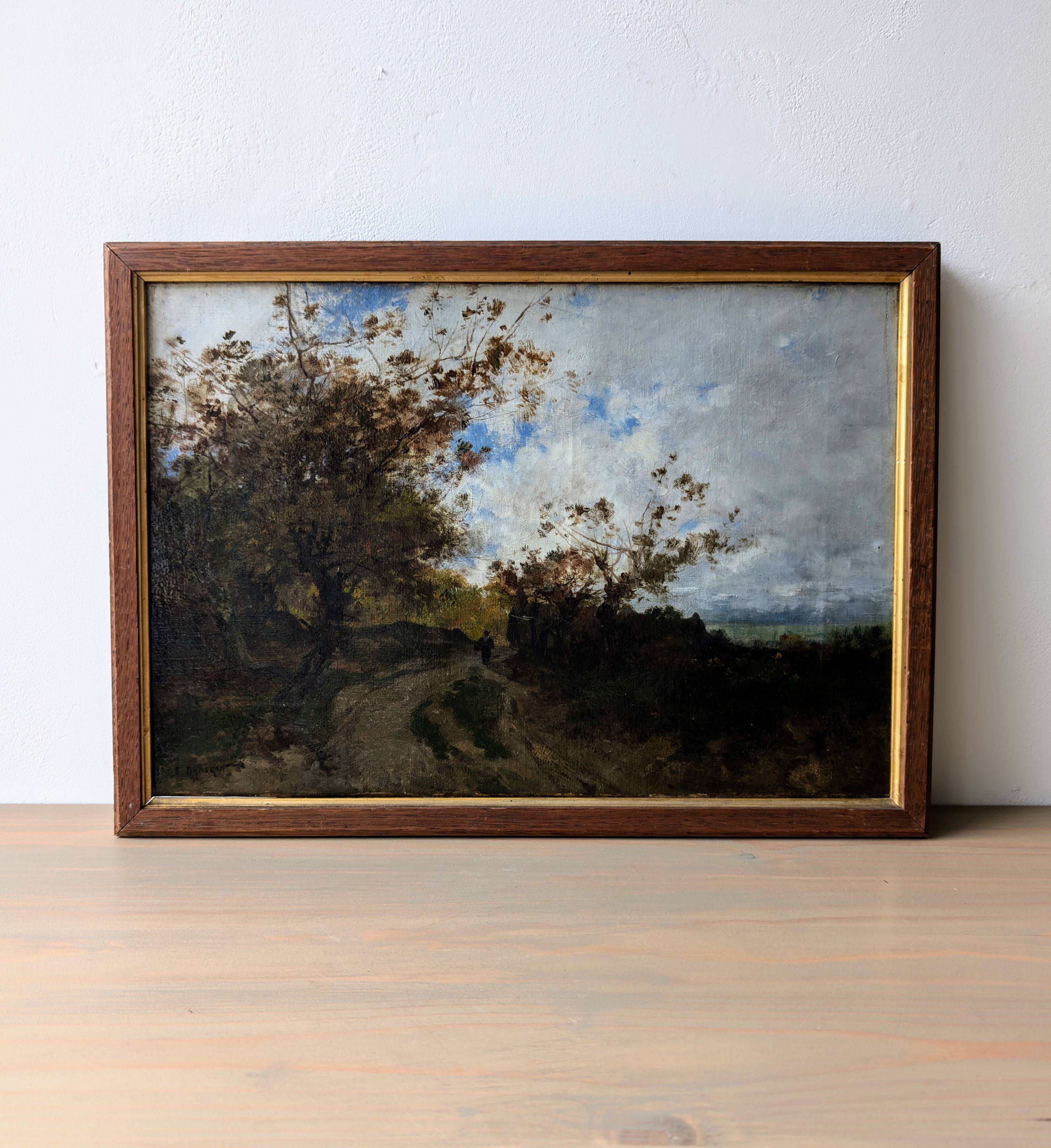 Old landscape painting