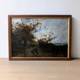 Peinture ancienne de paysage