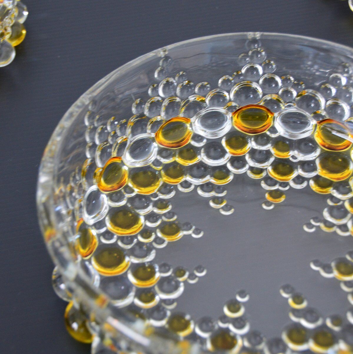 Dessert set from Walther Glass series "Boléro" 1960