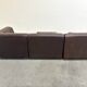 Large leather modular lounge sofa, 1970s