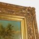 Belgian Artist, Farm Scene, 20th Century, Large Oil on Canvas, Framed