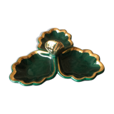 1950s green earthenware servant