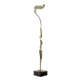 Maison Honoré. Lampadaire en laiton doré. Circa 1970.