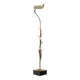 Maison Honoré. Gilded brass floor lamp. Circa 1970.