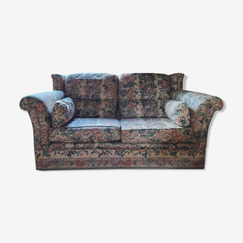 Floral printed sofa