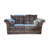 Floral printed sofa