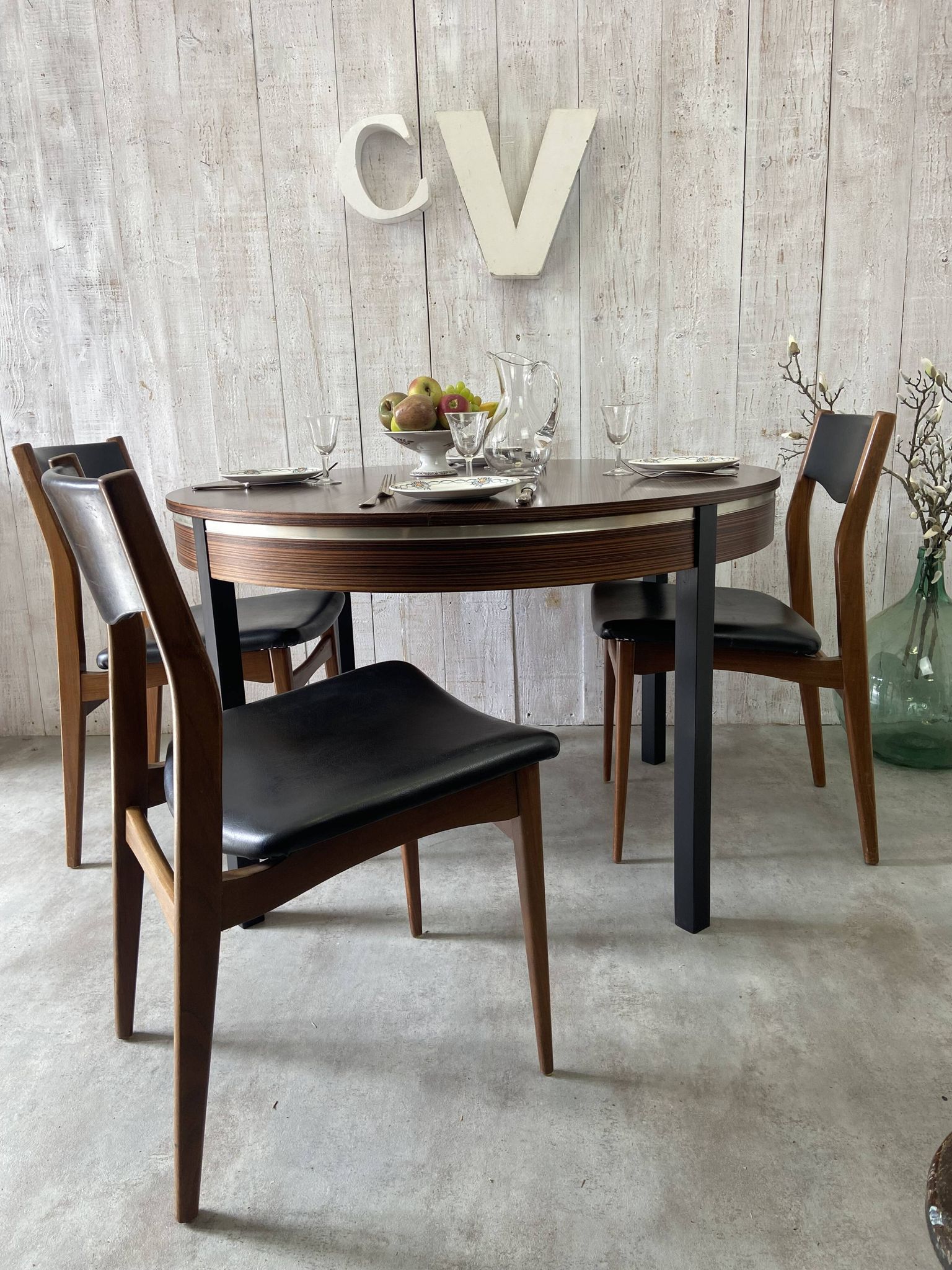 Table extensible vintage