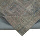 Handmade turkish overdyed 170 cm x 245 cm grey patchwork rug