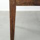 Large rustic dining table made of atmospheric elm wood with fine details