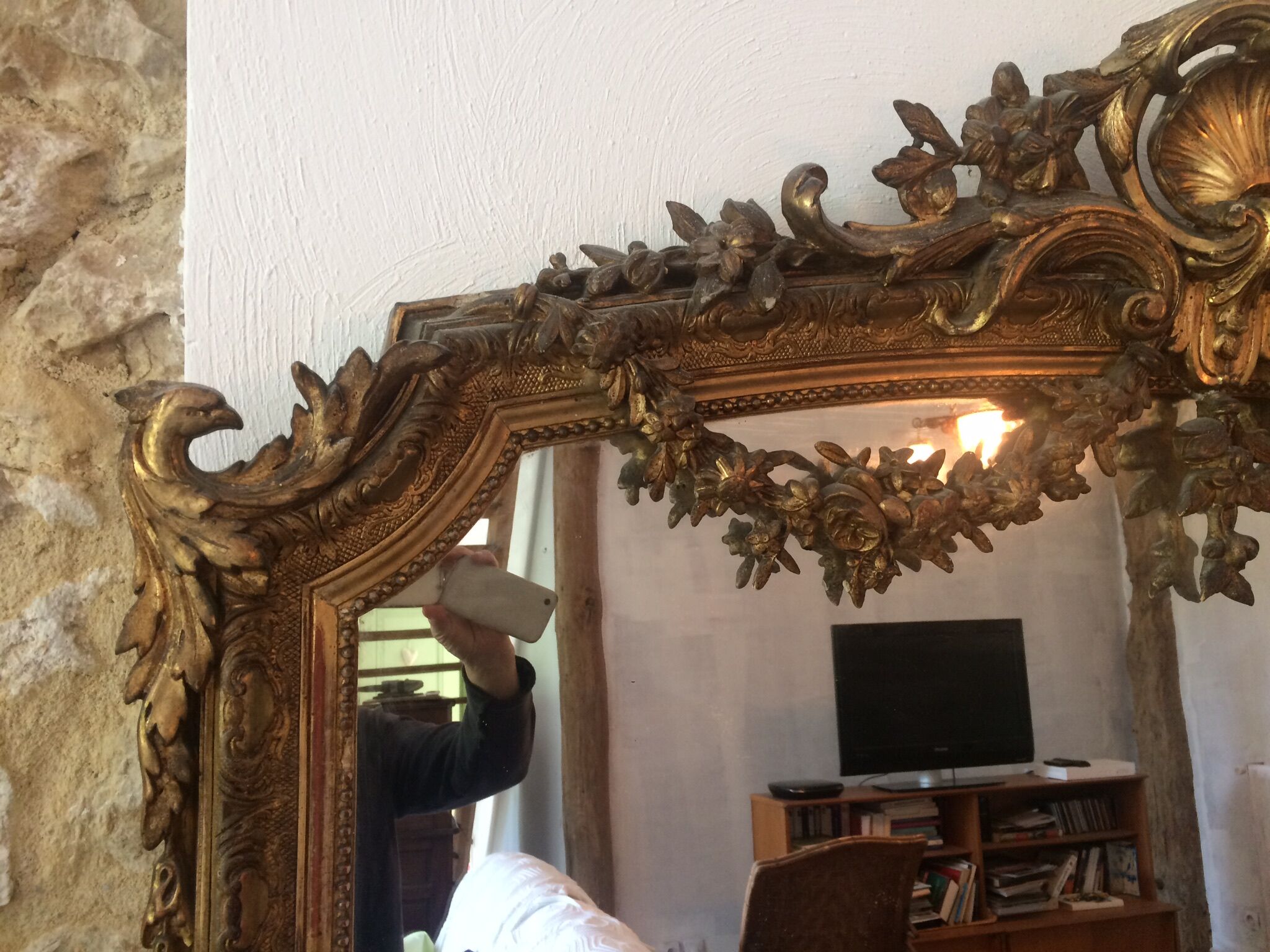 Louis XV mirror - 177x120cm