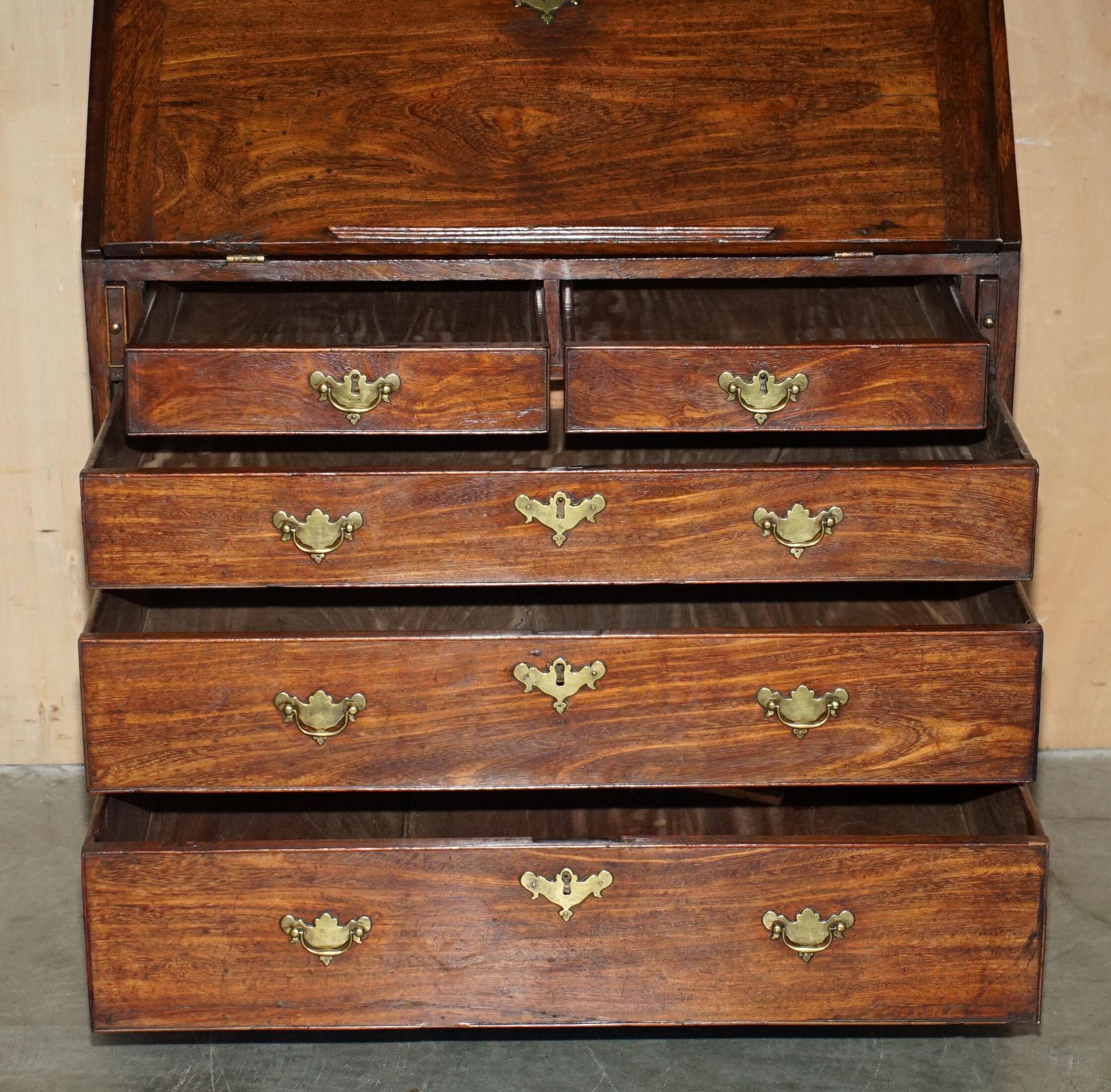 Colonial camphor wood library desk, George III period circa 1760.
