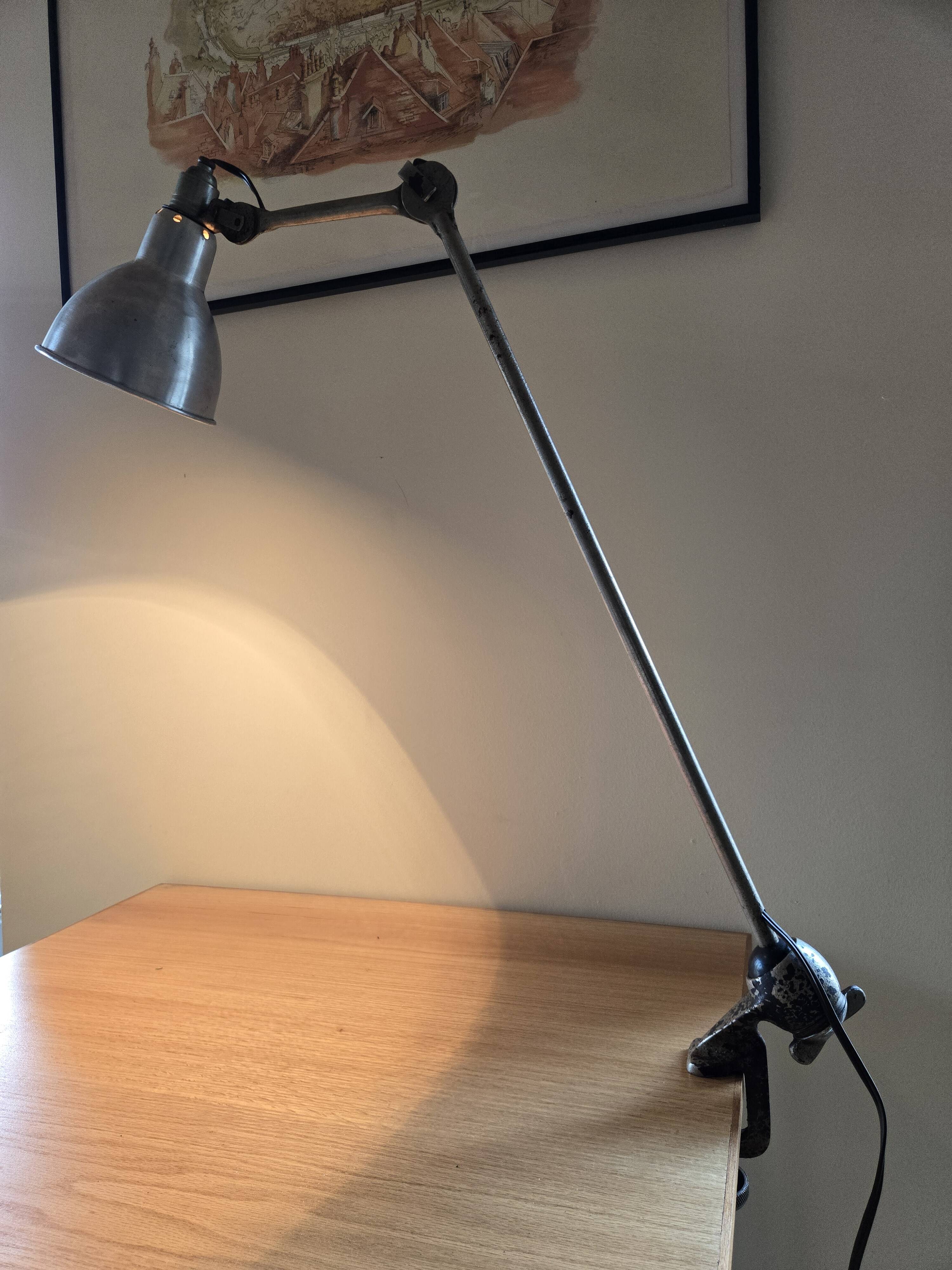 Original Gras workshop lamp "Ravel Clamart" - articulated design lamp