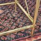 Glass and brass coffee table - 1970s