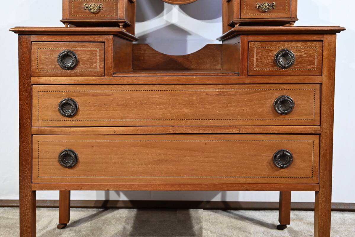 Petite coiffeuse anglaise en acajou – 1920