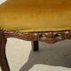 Golden yellow velvet armchairs