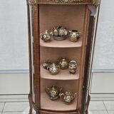 Louis XV style curved display case