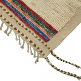 Handwoven Tribal One of a Kind 258 cm x 305 cm Multicolor Wool Carpet