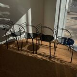 Pascal Mourgue Silver Moon set of four chairs