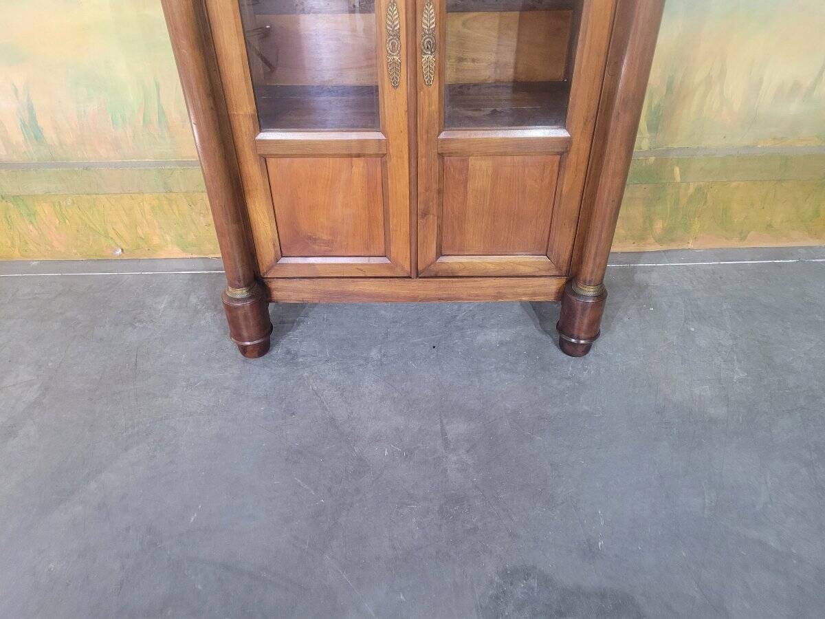 Small Empire library in cherry wood.
