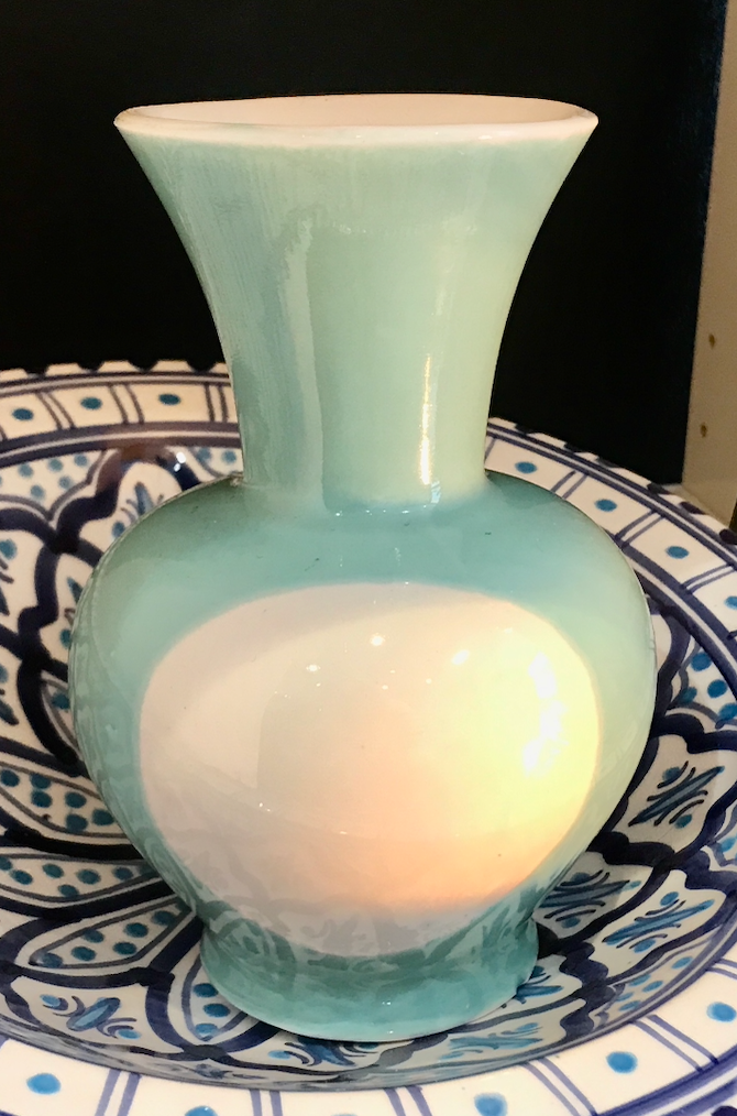 Vase trompette vintage