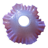 plafonnier rose vintage en verre