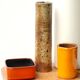 Sandstone roller vase by Charles Gaudry, 60s