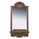 Antique 19thc cast bronze mirror, royal insurance company c.1880