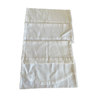 4 portes serviettes brodés