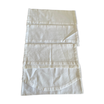 4 embroidered towel racks