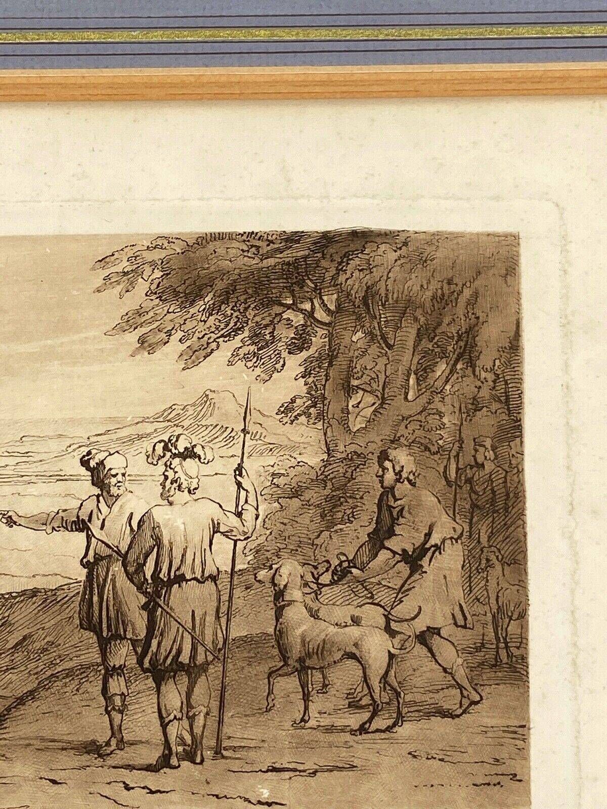 Engraving Claude Le Lorrain Delin T Earlom N°67 from the original drawing