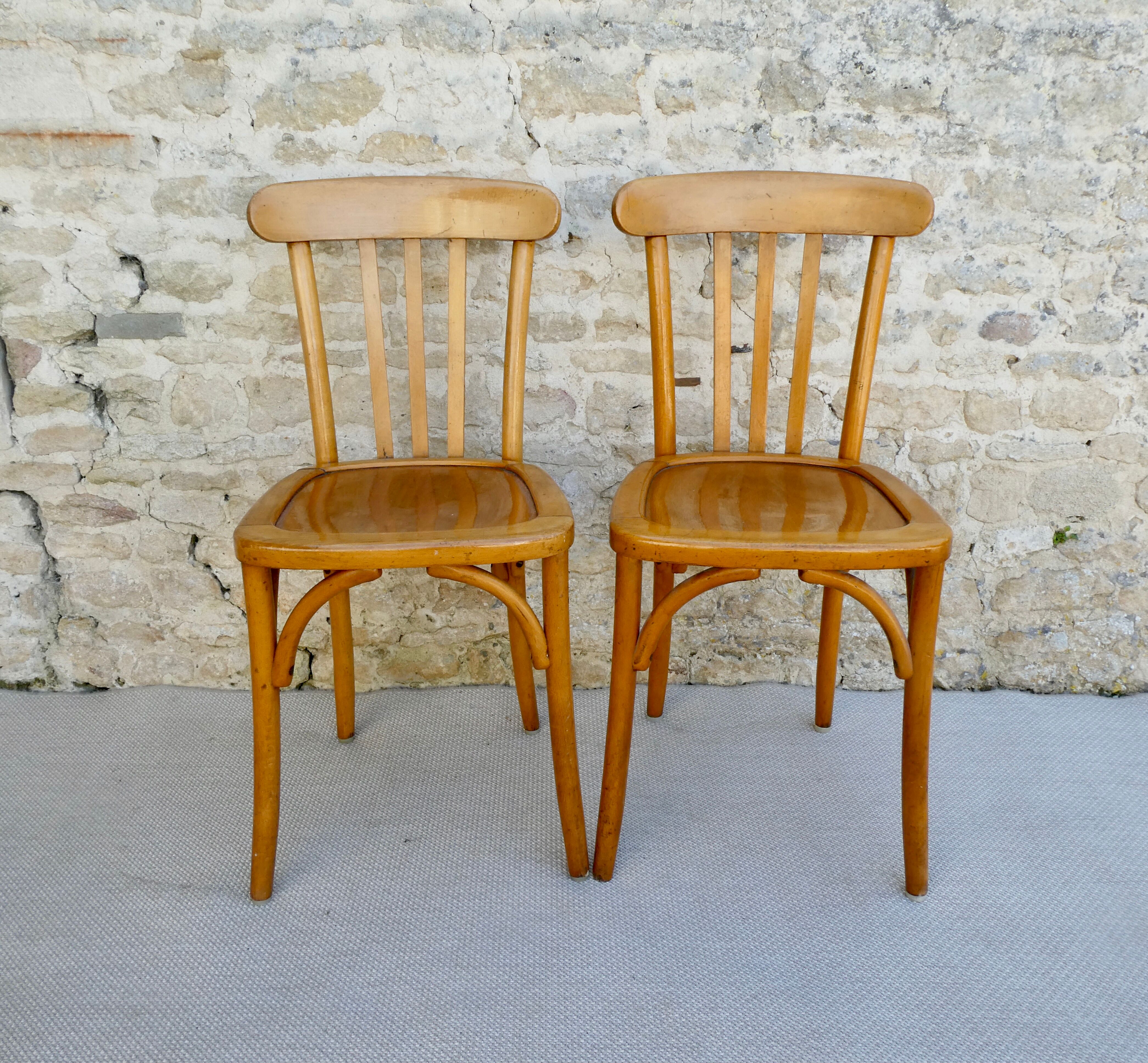 Pair of bistro chairs Luterma, 50s