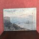 Oil on "marine" canvas, early 20th century