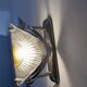 Rare Murano chrome sheet wall light 1960