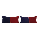 Set of 2 vintage kilim cushion covers 51x25 cm