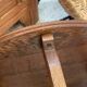 Art deco oak pedestal table