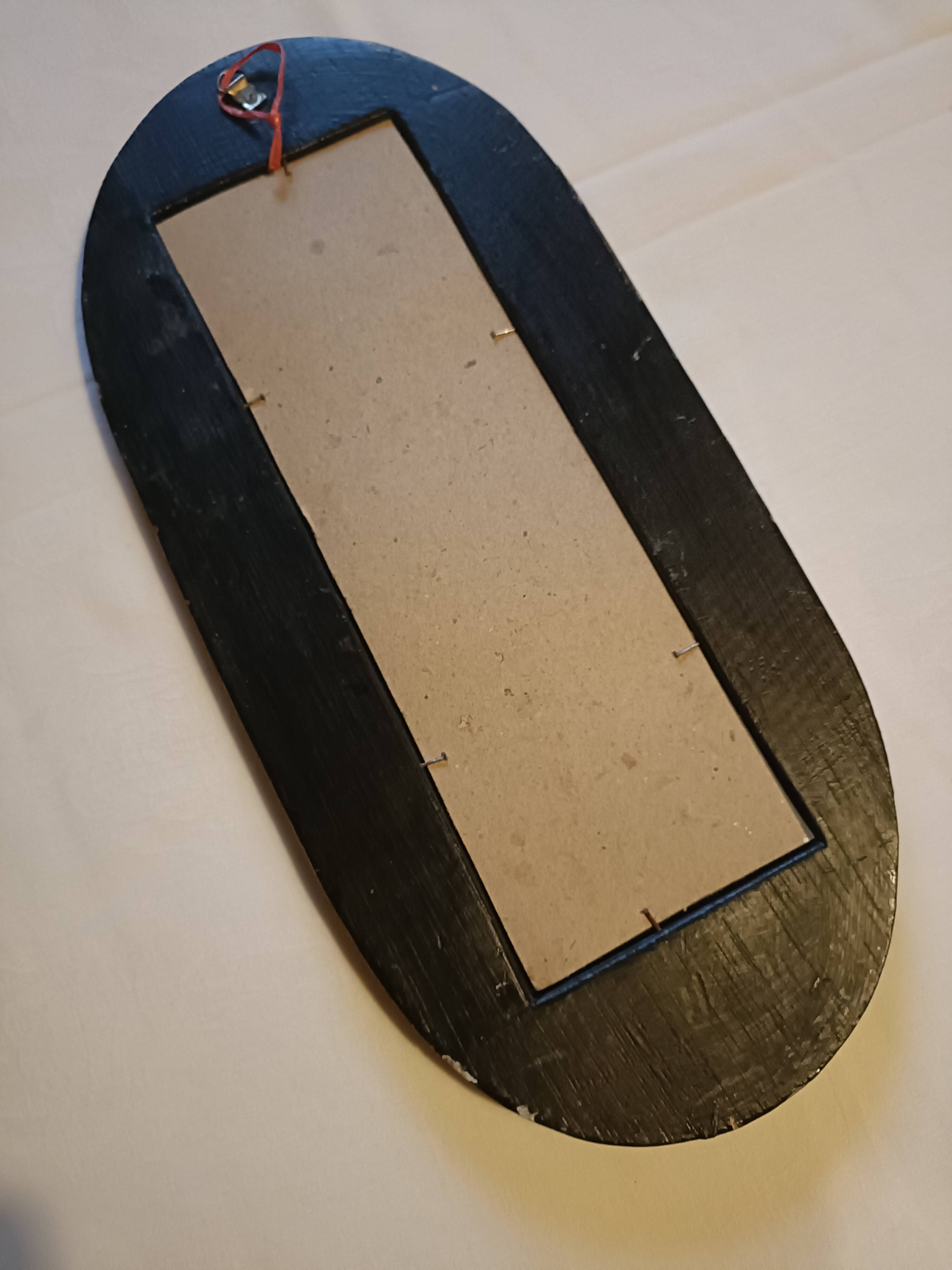 Painted wooden mirror