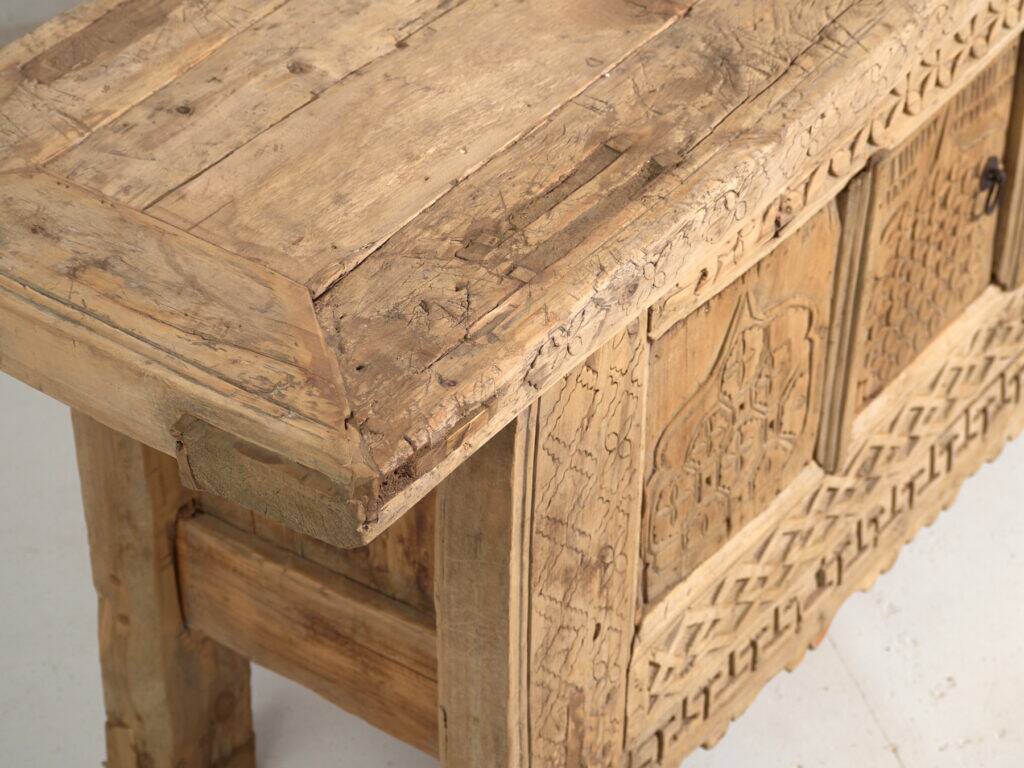 Antique carved pine buffet – China, circa 1900