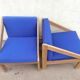Paire de fauteuils années 70