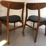 Paire de chaise CH30 Hans Wegner