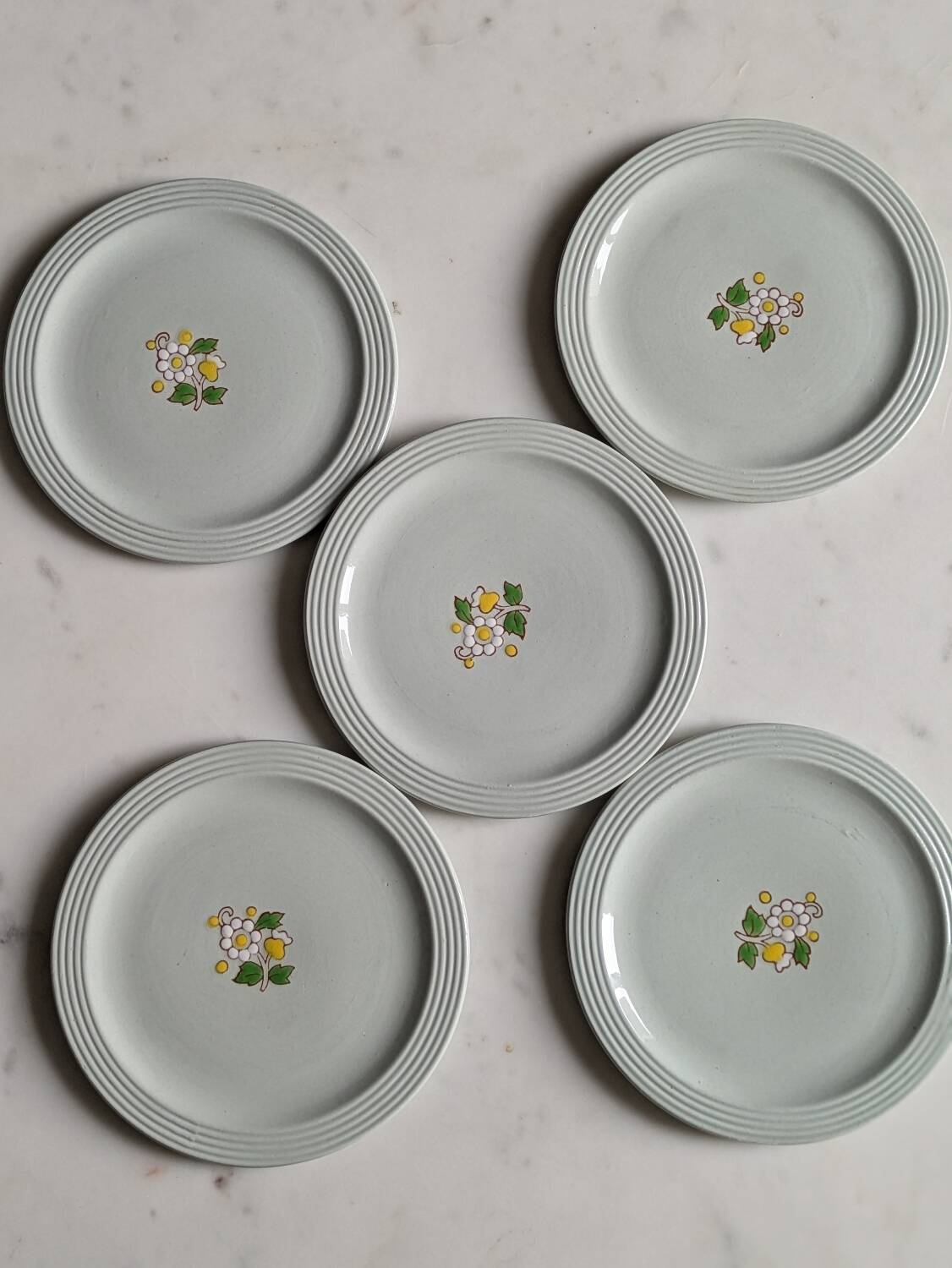 Longwy dessert plates