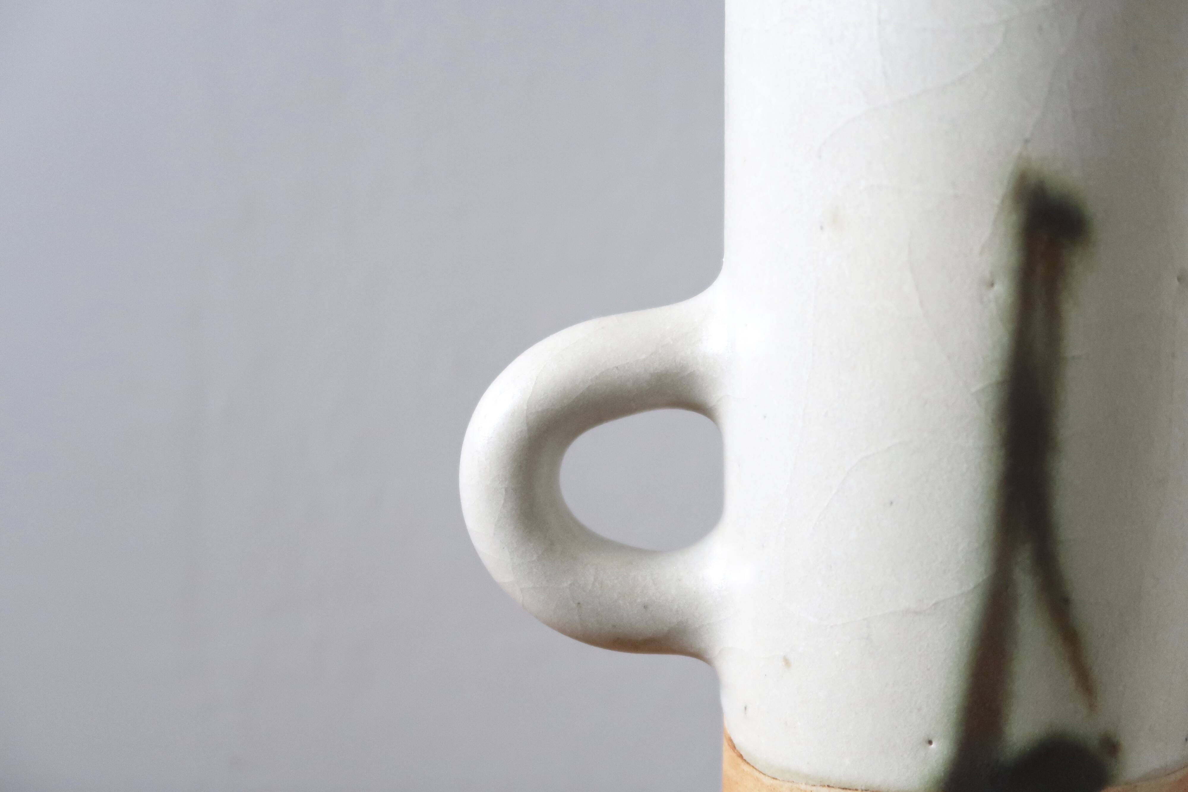 Ceramic pitcher of dove pottery, 70s