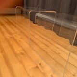 Pair of 1970s Lucite Side Tables