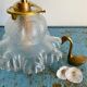 Vintage tulip stroller in transparent and frosted glass