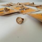 Antique furniture knob gilded with fine gold