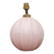 Lampe art déco, lampe à poser, lampe boule opaline rose, lampe de chevet, lampe d'appoint, 40's