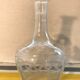 Carafe avec bouchon verre ciselé service vin vintage