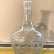 Old Carafe - Glass Bouchon Chiselled Vintage Wine Service