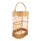 Rattan serving trolley